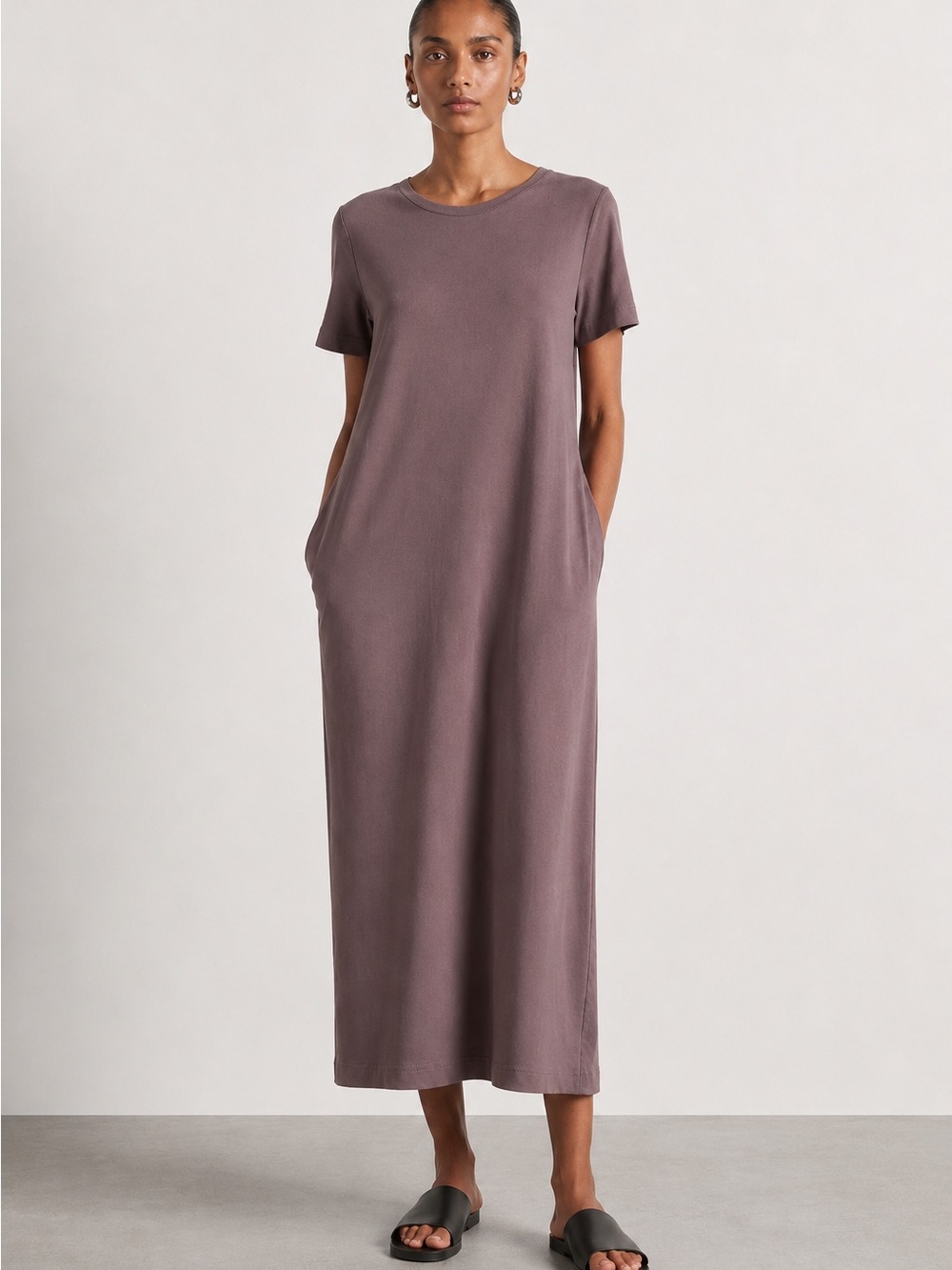 COS Lagen/ Boho Earthy Flowy Midi Dress